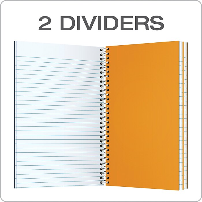 Oxford Earthwise 3-Subject Notebooks, 6