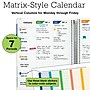 Global Printed Products Deluxe Spring Floral 8.5" x 11" Academic Teacher Planner, Plastic Cover (NAD-UNDTP-30)~#|#~71FE09B7-407B-4A6A-8CD5BE5D9C54FA51_sc7