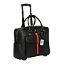 Karla Hanson Rogers 16" Carry-On Suitcase, 2-Wheeled, Black/Red (60502RBLACKRED)~#|#~72084627-828B-4A1E-9C0D661ADB45E99B_sc7