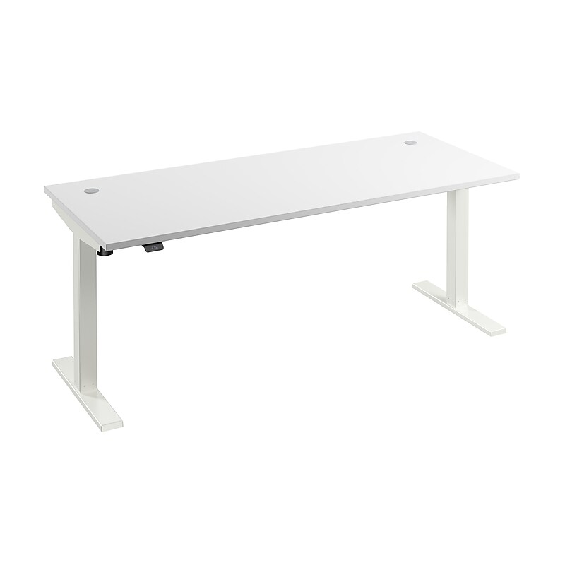 Bush Business Furniture Move 40 Series 72"W Electric Adjustable Standing Desk, White (M4S7230WHWK) image 1