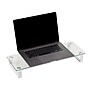 Mind Reader Contemporary Monitor Stand and Laptop Riser, Clear (GLASS-CLR)~#|#~720B0CB2-6EB4-4E37-AC3AE5A5EDC344D0_sc7