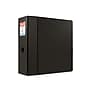 Staples Heavy Duty 5" 3-Ring Non-View Binder, D-Ring, Black (ST56260-CC)~#|#~721419C4-6707-468E-80B62641C8062500_sc7