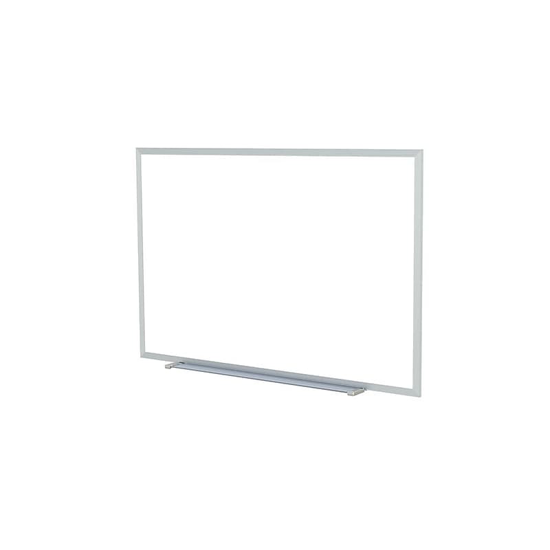 Ghent Non-Magnetic Whiteboard with Aluminum Frame, 3'H x 5'W (M2-35-4) image 1