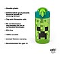 Zak! Minecraft Meadow Polypropylene Water Bottle, 16 oz., Green/Black (MICR-T120)~#|#~721B551B-6168-48AD-8E6BA032284E24A4_sc7