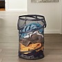 Household Essentials 27-Gallon Collapsible Hamper, Polyester, Gray (2027-1)~#|#~721F6C92-081A-4B47-BEDD2EE28BA04460_sc7