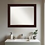 Amanti Art Coffee Bean Brown Frame Wall Mirror, 27.25" x 33.25" (A42674960905)~#|#~7221E3BE-3DF5-407F-AF1C729CA1D07D2A_sc7