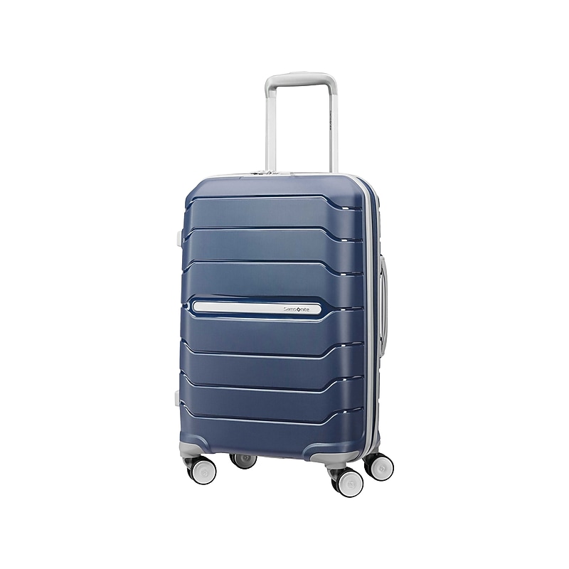 Samsonite Freeform 21.25" Hardside Carry-On Suitcase, 4-Wheeled Spinner, TSA Checkpoint Friendly, Navy (78255-1596) image 1