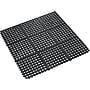 Crown Mats Safety-Step Perforated Safety Mat, 36" x 36", Black (KM RG33BK)~#|#~7229BEDE-F026-4B2F-9B71726E703B861C_sc7