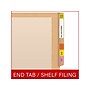 Medical Arts Press Reinforced End Tab File Folder, Straight-Cut, Letter Size, Manila/Tan, 50/Box (S-09473-TAN)~#|#~7234D321-F7AB-41E5-902E3B430C89CE71_sc7