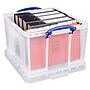 Really Useful Box 44.38 Quart Storage Box with Latching Lid, Plastic, Clear (42L CL)~#|#~72368185-1700-498B-AA08850C8A0F4C41_sc7