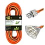 GoGreen Power Heavy Duty 10' Extension Cord, Lighted End, Orange (GG-15110)~#|#~7238514B-C1EB-4ECB-8D5E40933882940E_sc7