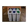 Rubbermaid Commercial Slim Jim Single-Stream Landfill Recycling Station Kit, 23 Gallon, Gray/Black (2185053)~#|#~723DC7FE-D6CE-4506-91783E2B7A9D08FF_sc7