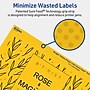 Avery Rectangle Laser/Inkjet Multipurpose Labels, 5" x 8-1/8", Bright Yellow (80/Box)~#|#~723E999A-CB2B-4806-8B9C2573661C7AA0_sc7