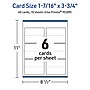 Avery Integrated Cards, 1-7/16" x 3.75", Glossy White, 60/Pack (95289)~#|#~7241E456-94F1-42EA-A44BFC28B41A8170_sc7