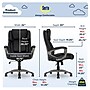 Serta Garret Ergonomic Bonded Leather Swivel Executive Office Chair, Midnight Black (43520A)~#|#~724BBBC8-2C1C-4B18-BB207DE352F6E022_sc7
