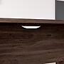 Bush Business Furniture 120W x 48D Boat Shaped Conference Table with Wood Base, Black Walnut (99TB12048BWK)~#|#~724D3DF6-5107-4FDC-98AF93ADBDF08C0D_sc7