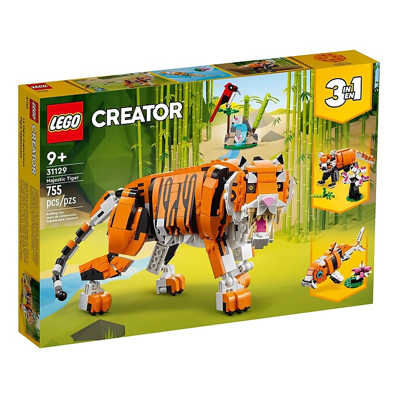 LEGO Creator 3-in-1 Majestic Tiger Building Set (31129) image 1