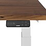 FlexiSpot E7 Commercial 48''W Electric Rectangular Adjustable Standing Desk, Black Walnut/White (E7WCOM4824-BW)~#|#~72550B90-3427-4F21-A5A3714E54316D2C_sc7