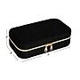 Household Essentials Fabric Travel Jewelry Organizer Box, Black (HE1178)~#|#~7257F2DD-ECF7-4E88-82953C0DAA5831EB_sc7