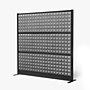 Luxor Studio Modular Wall Room Divider System Acoustic Panel, 70" H x 70" W, Freestanding, Gray, PET (PPWL002)~#|#~725C1ECF-23C3-4D9D-8E3B9FB540A9BDBF_sc7