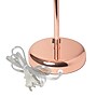 Creekwood Home Oslo Duo 19.5" LED Table Lamp with USB Port, Rose Gold/White Shade, 2/Set (CWT-2013-RG-2PK)~#|#~725D588D-8804-44E4-A4408BBCC882773E_sc7