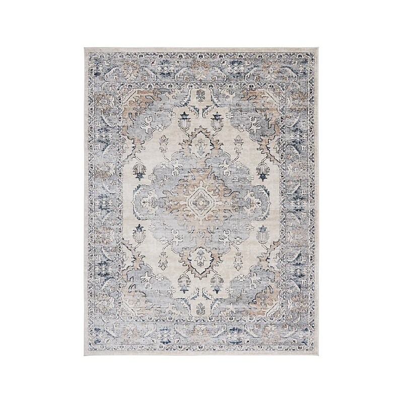 Safavieh Oregon Collection 8' x 10' Rectangle Indoor Area Rug, Machine Made, Beige/Grey (ORE898B-8) image 1
