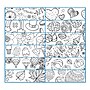 2027 Blueline DoodlePlan 10.875" x 17.75" Monthly Desk Pad Coloring Calendar, Black/White (C2917001-27)~#|#~725E379A-EAE9-4A76-A1C38F71D1C55571_sc7