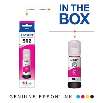 Epson T502 Magenta Standard Yield Ink Bottle (T502320-S)