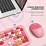 SaharaCase Wireless Ergonomic Keyboard and Laser Mouse Combo, Lime Pink (KB4)~#|#~72643E5E-D852-4193-A38604A5A973FCB9_sc7