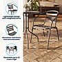 Flash Furniture Lila Metal Restaurant Stack Chairs, Bronze, 4/Pack (4TLH017CBZ)~#|#~7266B14C-DA24-435E-B3EDA92A3B8C4981_sc7
