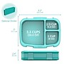 bentgo Fresh Bento Box, Aqua, 39.2 oz. (BGOFR-2A)~#|#~72694229-5FBF-4CDF-85E745B2E67B050E_sc7