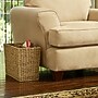 Household Essentials 13" Wicker Magazine Rack Handwoven Seagrass with Divider and Handle, Natural (HHML-5642)~#|#~72694600-5B81-47D9-994CC8DE49519575_sc7