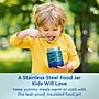 bentgo Kids Stainless Steel Insulated Food Jar, Shark, 11.2 oz. (BGKDJAR-SHK)~#|#~726A324E-121B-470C-9BFC856F97366C4A_sc7