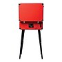 Victor Andover Dual-Bluetooth Belt-Drive 5-in-1 Suitcase-Style Record Player with Legs, Red (VWRP-3200-RD)~#|#~726A37F6-F39F-4DF8-B1A7017023F082D3_sc7
