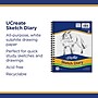 Pacon Art 1st Sketch Diary, 9" x 6", White, 70 Sheets/Pad (4790)~#|#~726B1F06-7A48-4EE6-90626518D1E49A73_sc7