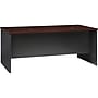 Hirsh 72"W Double-Pedestal Desk, Charcoal/Mahogany (20532)~#|#~726BEA95-0883-4DB4-92C32C5DE91D5C70_sc7