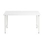 Bush Business Furniture Hustle 60"W Computer Desk with Metal Legs, White (HUD160WH)~#|#~7271F36C-CD7F-4FA2-AB96071EEFA7802F_sc7
