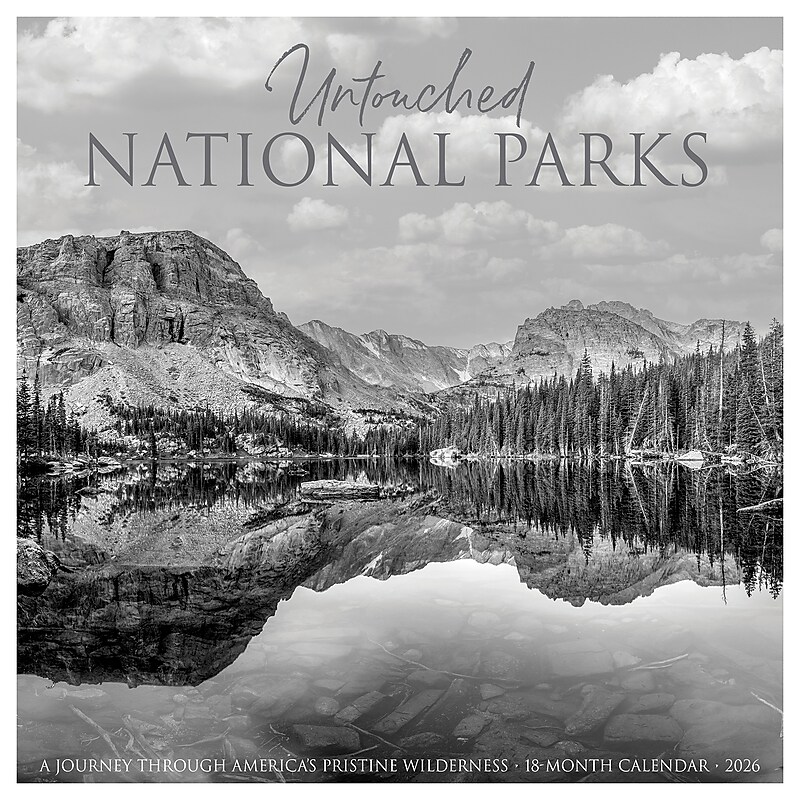 2026 Willow Creek Untouched National Parks 12" x 12" Monthly Wall Calendar (56349X) image 1