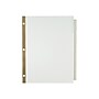 Staples Big Tab Insertable Paper Dividers, 5-Tab, Clear, Customizable Binder Dividers for Office & School~#|#~4D5C3A9D-9AC2-48B9-BFC7C6BB3738A0AA_sc7