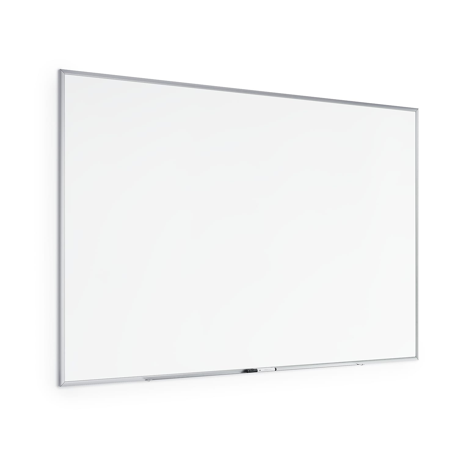 U Brands Basics Plus Steel Dry-Erase Whiteboard Aluminum Frame 4' x 6' 073U00-01 - Picture 5 of 7