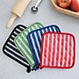 Better Houseware Striped Pot Holder, Black (BTH1683E)~#|#~7282238C-95FD-4F56-954FBBB2CF65C55C_sc7
