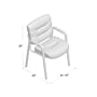 Boss Office Products LeatherPlus Guest Chair, Black (B7509)~#|#~7282E4A0-A71B-4AA9-9C455CD2D2CDC63F_sc7