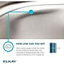 Elkay Lustertone 22" Drop In Single Basin Stainless Steel Kitchen Sink (LRAD2219653)~#|#~72841CBE-702F-4CF7-A48C544F710E1827_sc7
