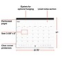 2026-2027 Staples 21.75" x 17" Academic Monthly Desk Pad Calendar, Black (ST12952-27)~#|#~728EBB46-8DEE-41D4-B5FD6927AA211C12_sc7