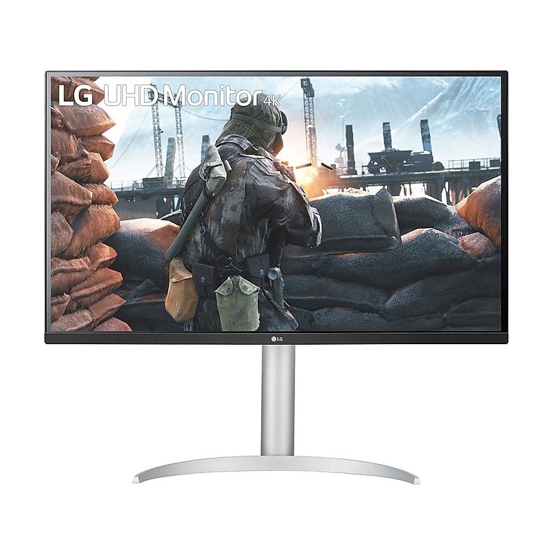 LG 32" 4K Ultra HD 60 Hz LCD Monitor, Black/White (32BP55U-B) image 1