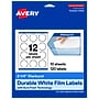 Avery Laser/Inkjet Starburst Waterproof Multipurpose Labels, 2.25"  Dia., White, 120/Pack (94608)~#|#~7291E895-23F4-441F-AAE086A7DD07FE9E_sc7
