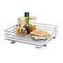 Household Essentials Brushed Steel Pull-Out Pantry Organizer with Plastic Liner, Nickel (HH25516-1)~#|#~729748C5-F0C4-4FE9-931C939F8D9BF776_sc7