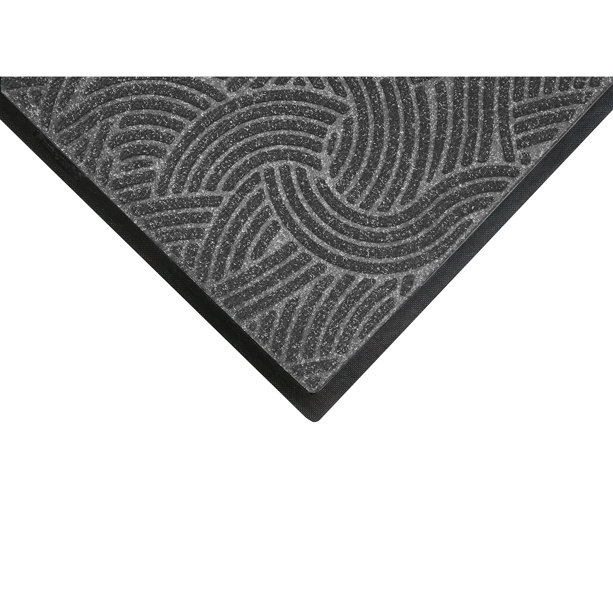 M + A Matting WaterHog Plus Commercial Wiper/Scraper Entrance Floor Mat, Cleated, 3′ x 4′, Gray Ash (1857334090) Sansujyuku sansujyuku.com
