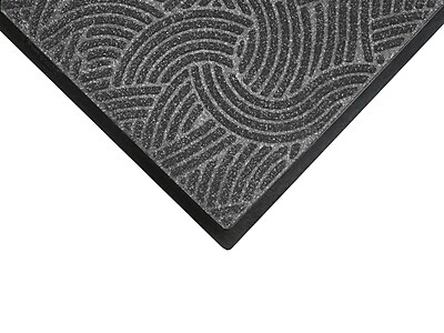 M + A Matting WaterHog Plus Commercial Wiper/Scraper Entrance Floor Mat, Cleated, 3′ x 4′, Gray Ash (1857334090) Sansujyuku sansujyuku.com