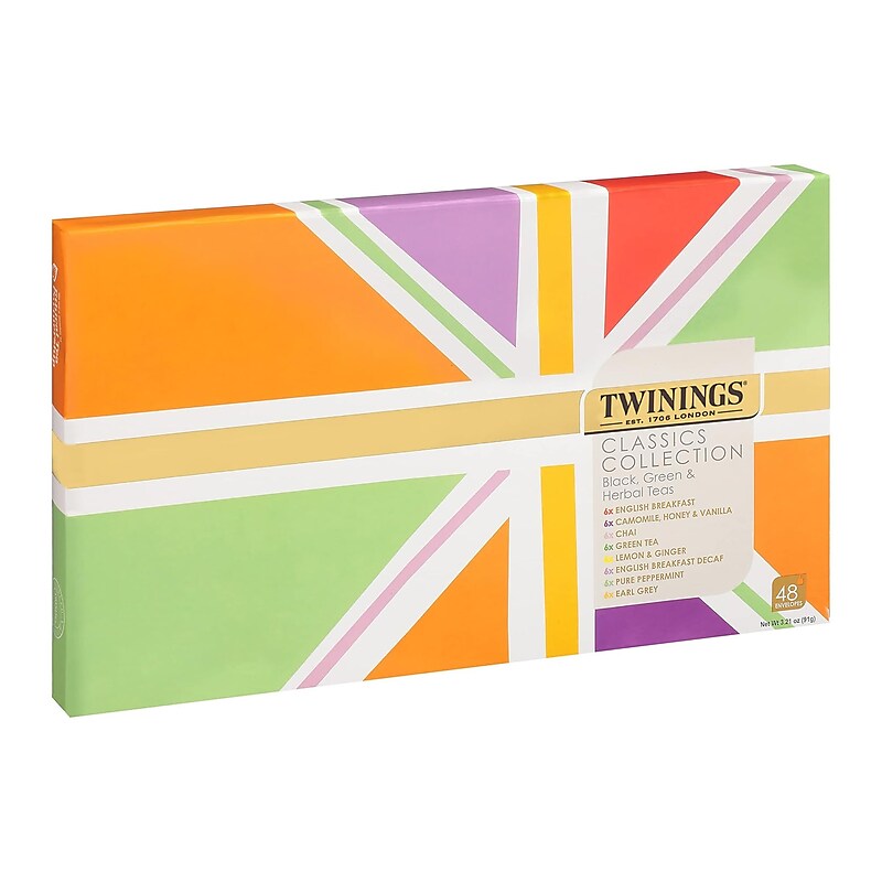 Twinings Classics Collection Assorted Tea Bags, 48/Box (F15499) image 1